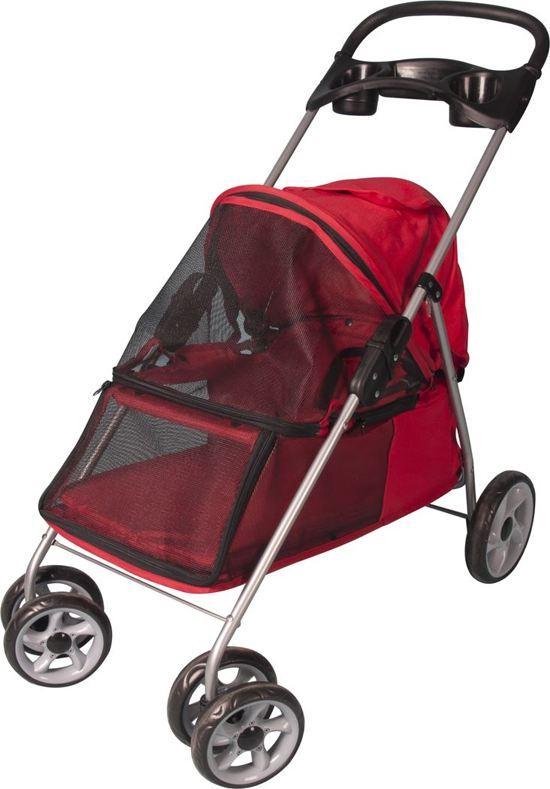 Topmast Hondenbuggy 4 wielen Rood 94 x 46 x 91,5 cm