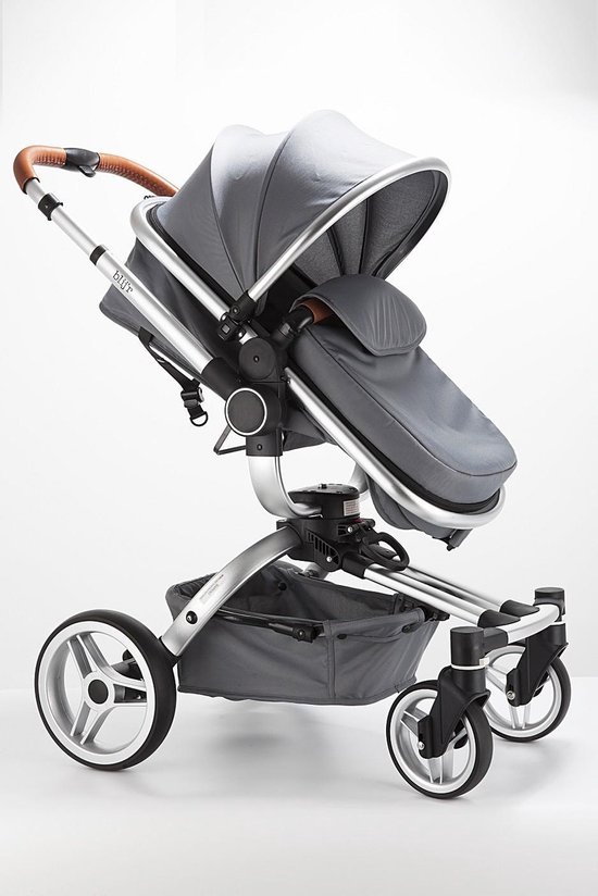 Blij'r Stef 2 in 1 Luxe kinderwagen - 360 graden draaibaar - incl autostoel connector