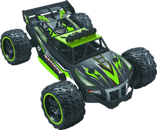 Wonky Cars - Street Buggy - RC - RC Auto - Bestuurbare Auto - Radiografische Auto - 2,4 GHz - Groen