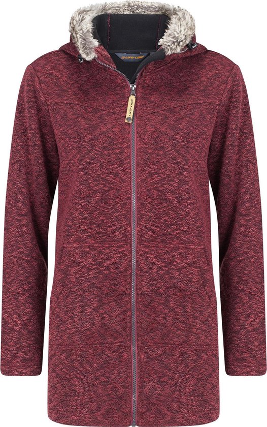 Life-Line Tauri Dames Fleece Parka Bordeaux - 48