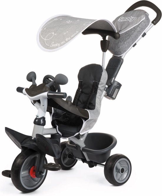 Smoby Baby Driver Comfort Grijs - Driewieler