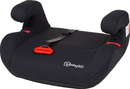 Booster - Zitverhoger met isofix BabyGO Bursa II Zwart (15-36kg)