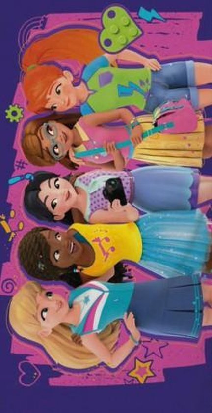 Lego Friends Badlaken - 70x140cm