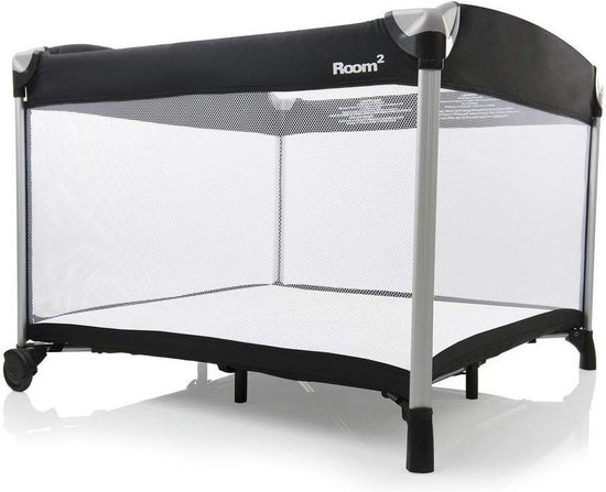 Joovy New Room2 luxe Inklapbare Box - Zwart -101x101cm – Campingbedje Box