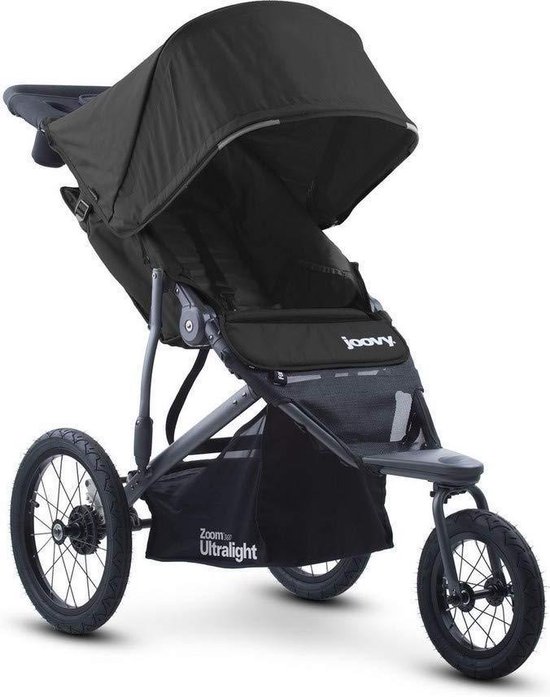 Joovy Zoom 360 Ultralight Jogging Kinderwagen - Zwart - Sterk - Praktisch - Joggen - Hardlopen