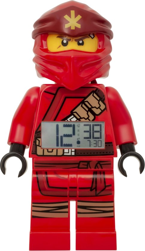 LEGO Ninjago Kai Masters of Spinjitzu Wekker Alarm Klok Minifigure