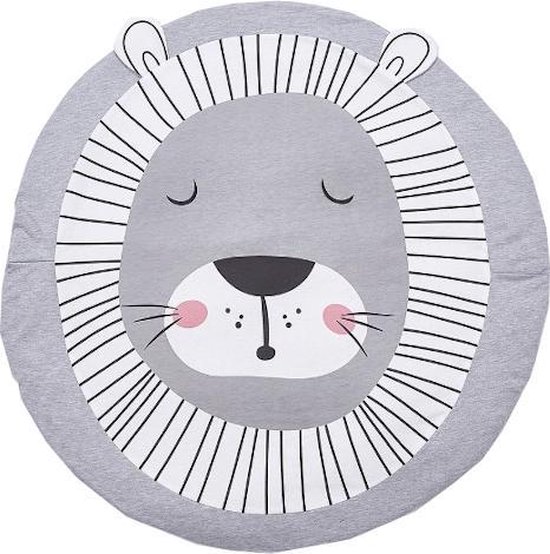 Baby Speelkleed Leeuw - Baby kamer Speelkleed – Baby Speel Mat - diameter 90cm