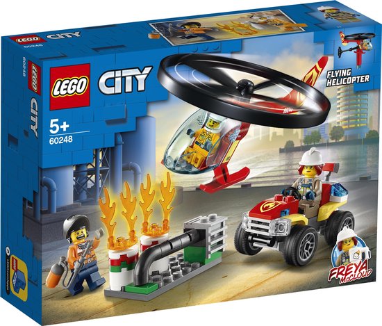 LEGO City Brandweerhelikopter Reddingsoperatie - 60248