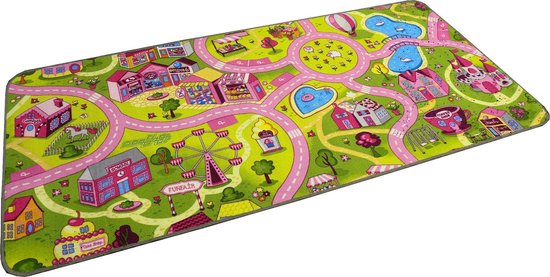 Speelkleed Sweet town-80x120 cm