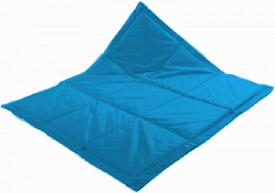 Speelkleed XL  - 200 x 200 cm – KidZ ImpulZ - Speelkleed baby - Speelmat XL - Groot speelkleed - Afneembaar - Aqua