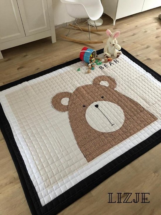 Speelkleed Baby Speelmat Kind Kindervloerkleed Spelen Kinderen - Beer - Cadeau - 150cm x 200cm - GreenLuxury®