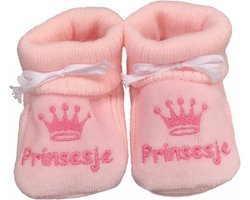 Baby Slofjes "Prinsesje roze"