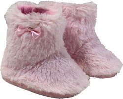 La Petite Couronne Babylaarzen Yeti Klittenband Roze Maat 16/17