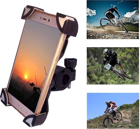 MTB Fiets Mobiele telefoonhouder Telefoonhouder Fietshouder Bike Mount voor racefiets Motorfiets Ebike Elektrische fietsscooter Racefietsen Kinderwagen Stuurstangen | telefoonhouder |