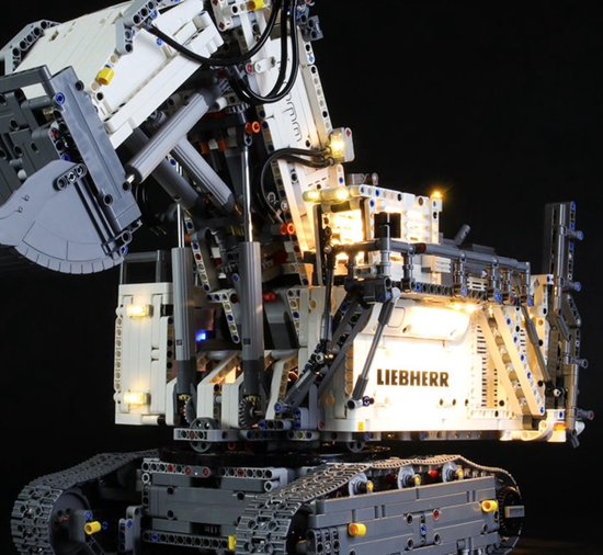 Liebherr R9800 LED Lichtset voor de Lego Technic® graafmachine set 42100 verlichting set  - bouw - Toy Brick Lighting - Light