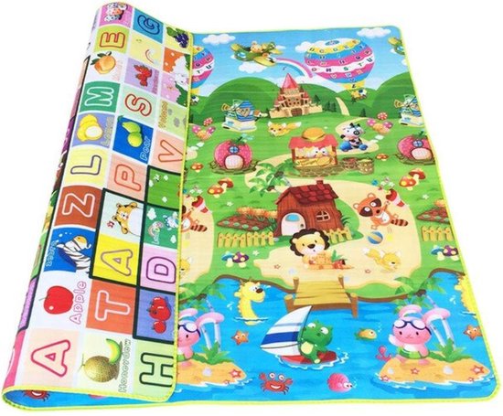 WiseGoods - Educatief Speelkleed - Speelmat - Kinderen Tapijt - Baby - Alfabet Tapijt - Puzzel - Jongens / Meisje - 180 x120CM