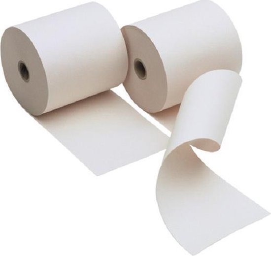 Doos 50 Kassarollen duplo 76x70x12 mm wit/geel
