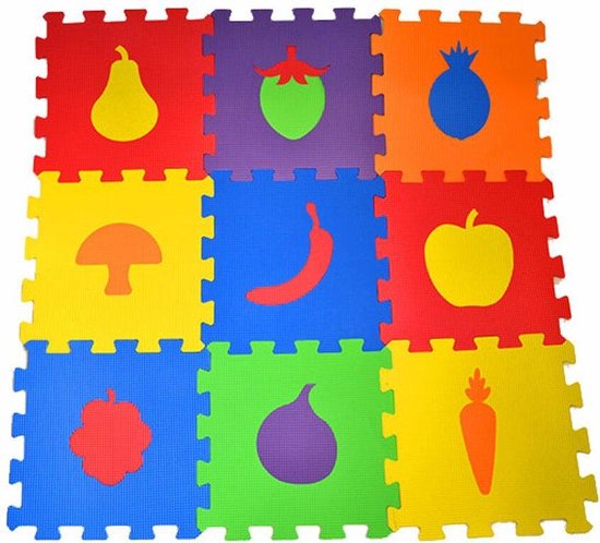 Matrax Puzzelmat - Vloermat - Speelkleed - Speelmat foam - foam mat - 33x33cm