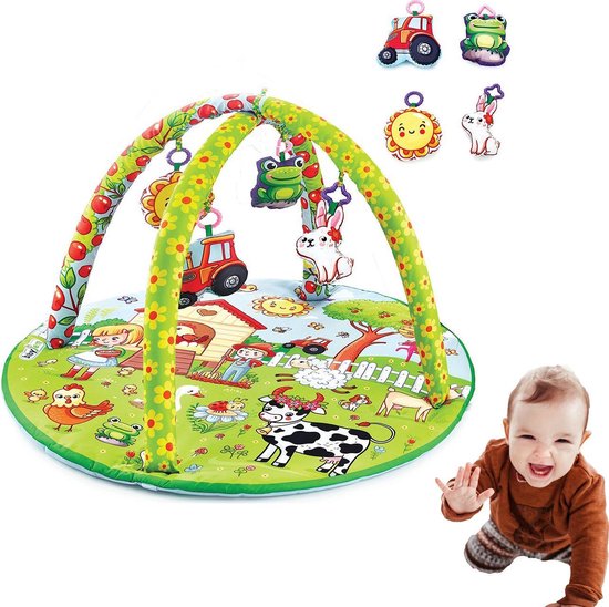 BabyJem - Baby Speelkleed - Speelkleed baby met boog - Speelmat Baby - ? 59cm-48x83cm