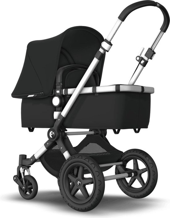 Bugaboo Cameleon 3 plus kinderwagen met stoel en wieg - Aluminium / Zwart