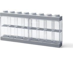 Lego - Vitrine Minifigure 16 - Kunststof - Grijs