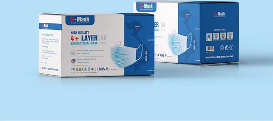 Disposable Face Mask - 50 pcs 3 Laags Mondkapjes 50stuks