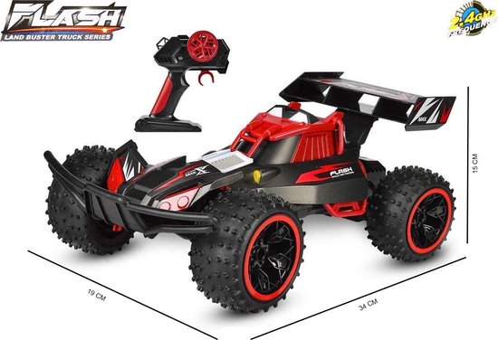 RC Race Buggy NQD - 2.4GHZ radio grafisch bestuurbare auto - 1:16 - oplaadbaar + extra accu