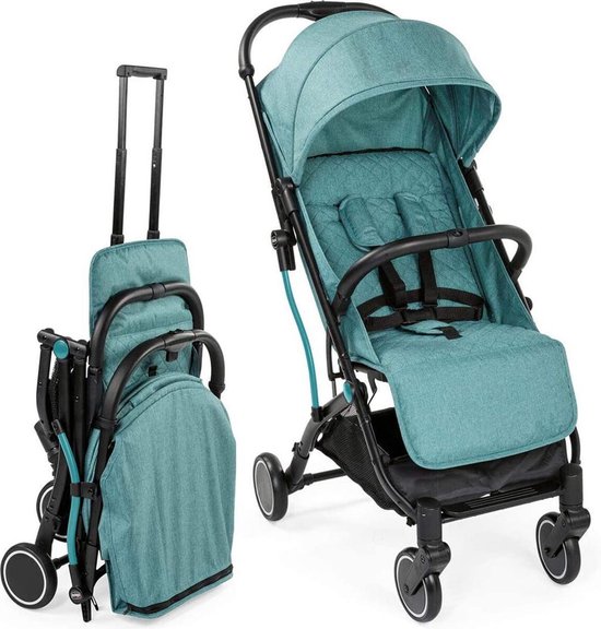 Chicco Buggy Trolley Me - Plooibuggy - Volledig inklapbare kinderwagen - Lichtgewicht - Emerald