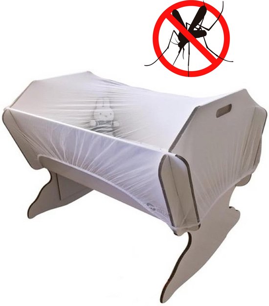 Klamboe voor ledikant / wieg / kinderwagen / babybed / campingbed - muggennet - insectennet baby