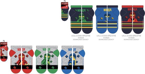 Lego Ninjago multipack jongens sokken - 23 - 26
