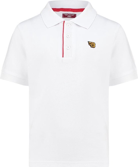 BOOF Poloshirt |Polo jongens | Polo meisjes | Unisex T-shirt  | Vakantie kleding zwembad |spellen lego playstation |Maat 158/164