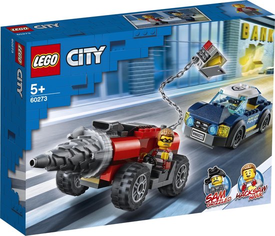 LEGO City Elite Politie achtervolging boorder - 60273