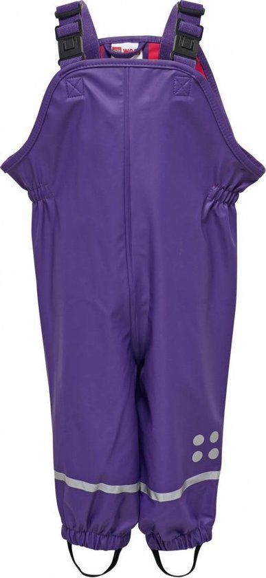 Paarse regenbroek / regenoverall Peggy van Lego Duplo 80