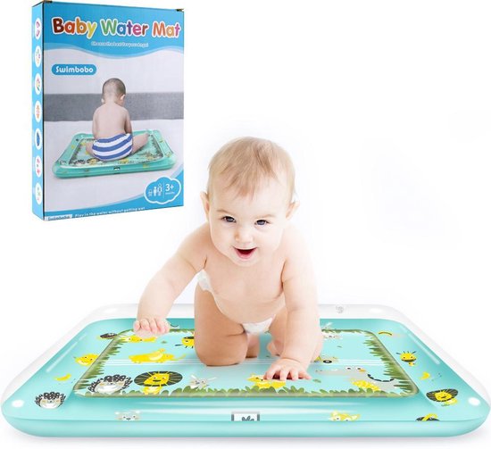 Swimbobo®? Waterspeelmat – Speelkleed Baby – Watermat - Speelmat – Babytrainer - Opblaasbaar - Aquamat - Babygym