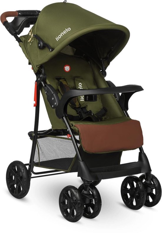 Lionelo Emma Plus - Buggy met luifel en tas - Forest Green