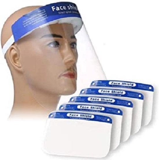 Spatmasker - Flexibele band - Blauw - 5 stuks