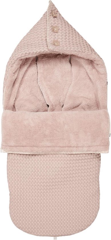 Koeka Buggy voetenzak wafel/teddy Oslo - grey pink/grey pink