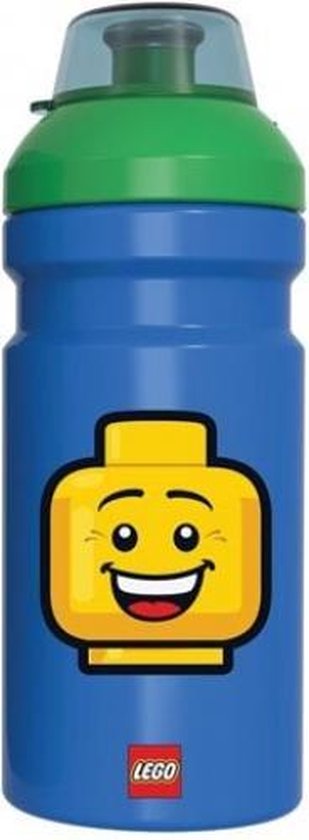 LEGO Drinkfles - Iconic Boy - 0.39 L - 6,5x6,5x17 cm - Kunststof