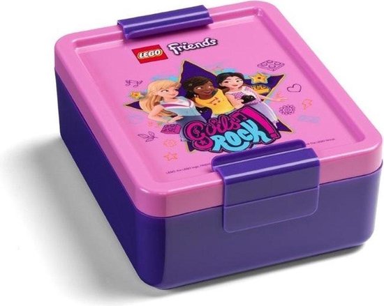 LEGO Broodtrommel - Lego Friends - 17x13,5x6,9cm - Kunststof