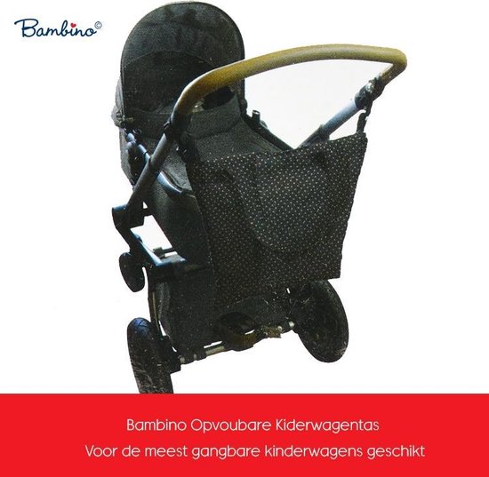 Bambino Opvouwbaar Kinderwagentas - 43,5/34 cm x 60 cm