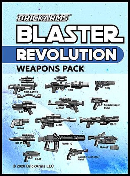 BrickArms Blaster Revolution wapen set voor LEGO Minifigures