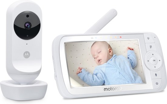 Motorola EASE35 - Babyfoon met camera - 5" - Nachtzicht - Zoom - Thermometer - 2-Wegcommunicatie