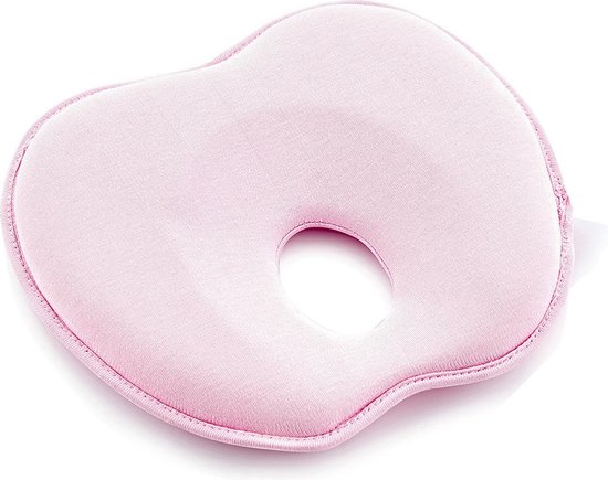 Afplatkussen | Babyjem Flat Head Kussen Roze
