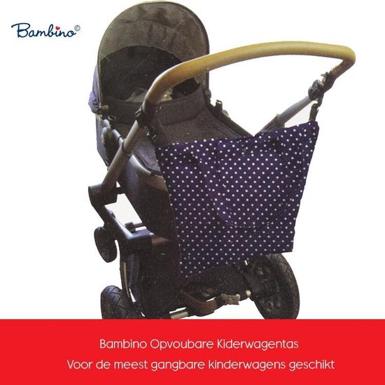 Bambino Opvouwbaar Kinderwagentas - 43,5/34 cm x 60 cm