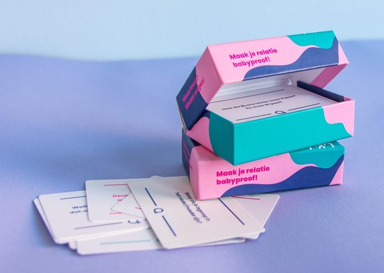 Huisje Boompje Gesprekje - Dé gespreksstarter voor aanstaande of kersverse ouders | Kraamcadeau | Zwanger cadeau | Babyshower cadeau | Zwangerschap cadeau