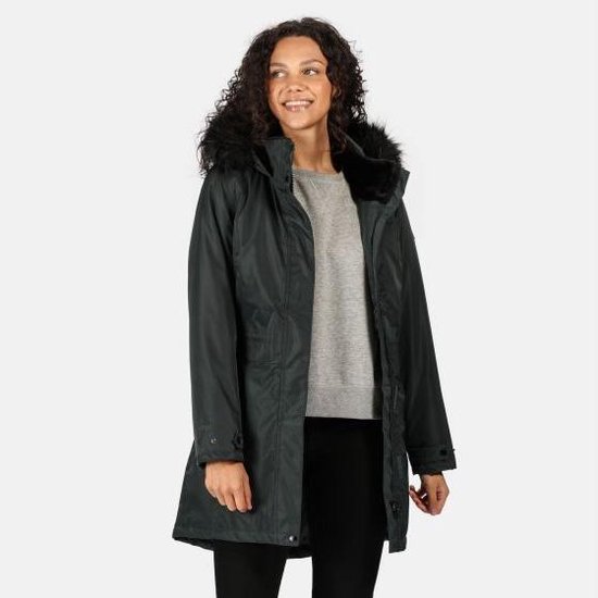 Regatta Parka Lexis Dames Polyester Donkergroen Maat S