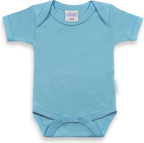 Funnies Romper Uni Line blauw, 62-68