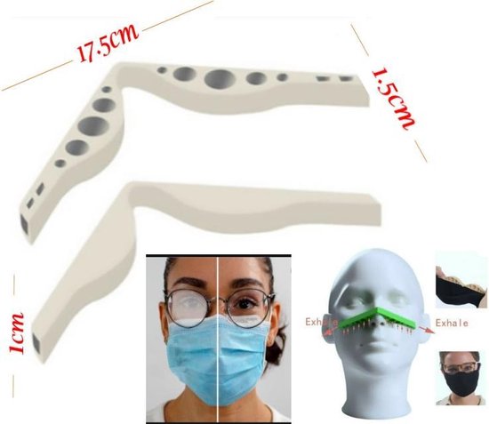 Wasbaar Mondmasker Accessoires Starter Set / 1 x 3D Neusbrug voorkomt beslagen brillen  /1 x Zwart Verstelbaar Mondkapje / 10 x PM2.5 Filters / 1 x Earsaver voorkomt pijnlijke oren  / 1 x Beugel meer ademruimte / 1 x Opbergzak / 1 x wegwerp mondkapje