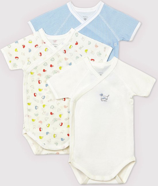 Petit Bateau Baby Jongens Rompertje - Maat 56