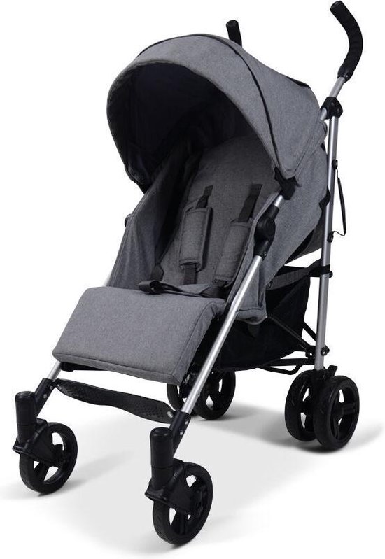 Prénatal Luxe Buggy - Met Boodschappenmand - Grijs